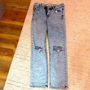 Altar'd State Light Blue Straight Leg Jeans Size 24